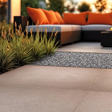 Optimum Tuintegel 60x60x4cm KF Taupe