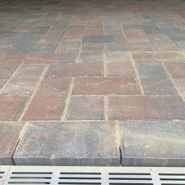 Betonstraatsteen 6 cm tricolore komo