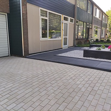 Betonstraatsteen 8 cm grijs komo