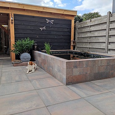 H2O comfort square 60x60x4cm tricolore