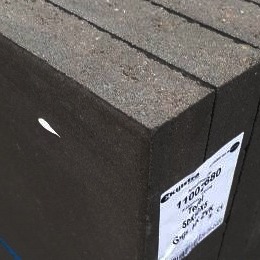 Tegel 50x50x4 cm antraciet HK ZVK met mini facet (pakketten max 2 hoog lossen)