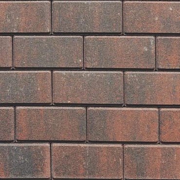 Tremico Betonklinker Rood/Zwart 21x10,5x7cm