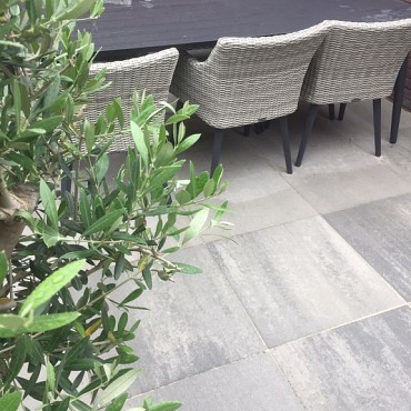 H2O Comfort Square 60x60x4cm Concrete