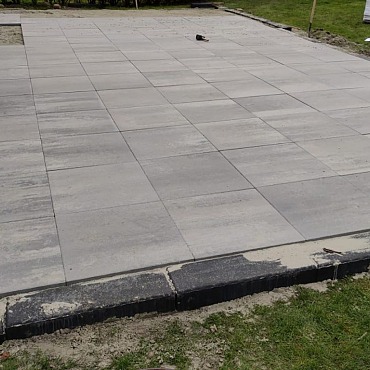 H2O Comfort Square 60x60x4cm Concrete