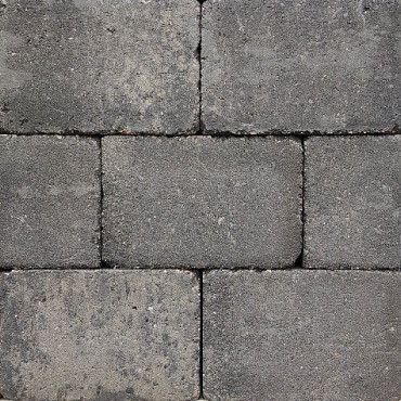 Stonique Trommel 20x30x6 cm Grijs-Zwart