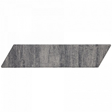 Soft Comfort Punto 12x50x8cm Grijs/Zwart