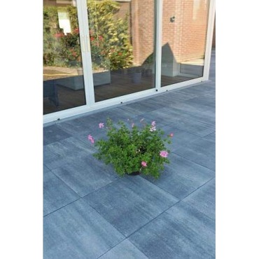 60Plus Soft Comfort 100x100x6 cm Grijs/Zwart
