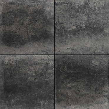 60Plus Soft Comfort 60x60x6cm Grijs/Zwart