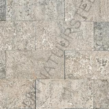 Chinees Hardsteen 20x40x5cm Gevlamd/Geborsteld met Facet
