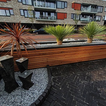Chinees Hardsteen Vijverafdekrand 3x20x100cm (alleen afhaal)