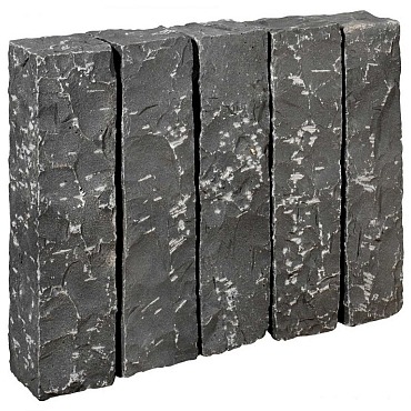 Vietnamees Basalt 100x12x12cm Zwart