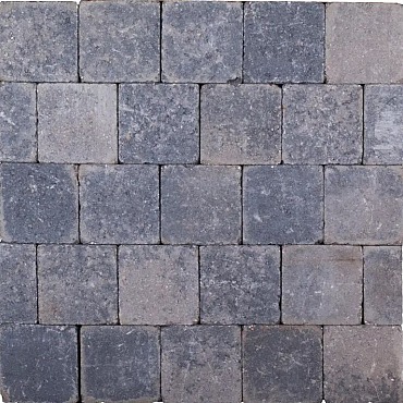 Kobblestones 14x14x7cm Grijs-Zwart