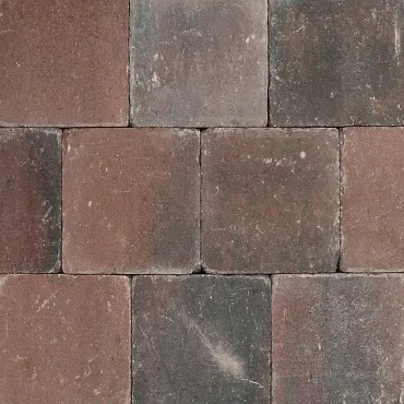 Metro Trommelsteen 15x15x6cm Rood Gen.