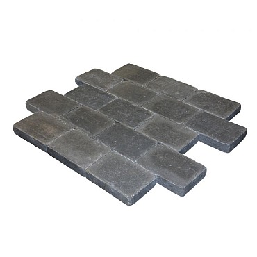 Metro Trommelsteen 20x30x6cm Antraciet