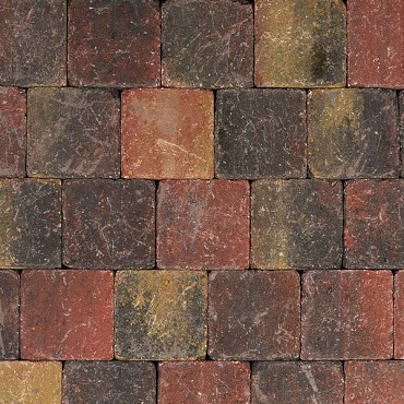 Tambour stenen 10x10x6cm Bont