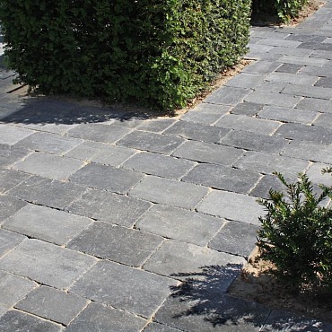 Metro Trommelsteen 20x30x6cm Antraciet