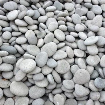 Beach Pebbles Grijs 30-60 mm 20kg