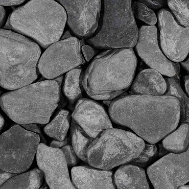 Black Slate Tumbled 30-80 mm 20kg