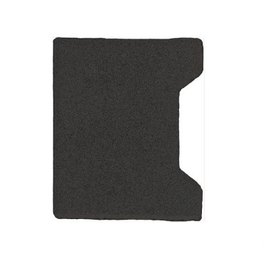S-top H-verbandsteen Begin/Eind 8 cm Antraciet