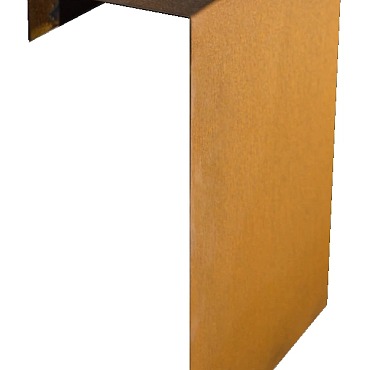 Corten Overzetstuk 50x45x12cm