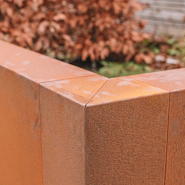 Corten Overzetstuk 100x30x15cm