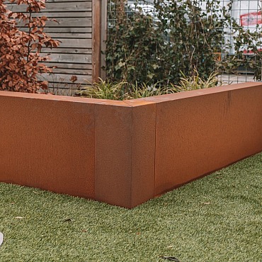 Corten Overzetstuk 100x30x15cm