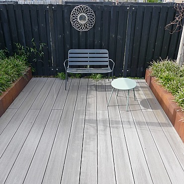 Corten Overzetstuk 100x45x15cm