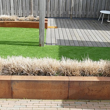 Corten Overzetstuk 100x30x12cm