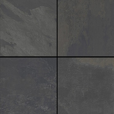 Cera3line Lux & Dutch 60x60x3cm Peacock Black