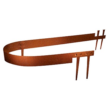 Mevosteel FastEdge 2 mm Cor-Ten 225x10,2cm