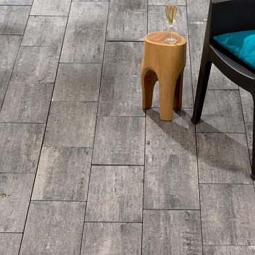 Strato Brugge 50x50x6cm Grijs-Zwart