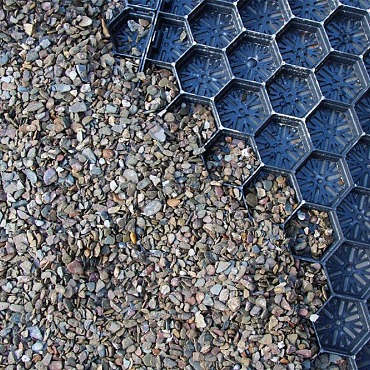 Gravel Lux Grind Platen 79x59.2x3cm Zwart