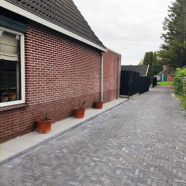 Stonique Trommel Dikformaat 8cm Antraciet