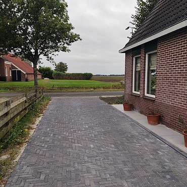 Stonique Trommel Dikformaat 8cm Antraciet