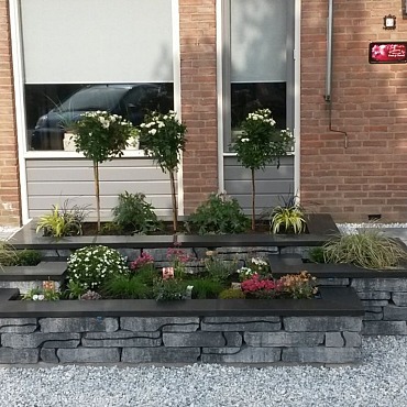 Stone Walling Grijs/Zwart