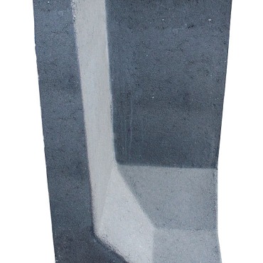 L-Hoekelement Antraciet 80x40x40cm