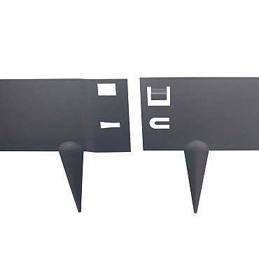 Mevosteel Supreme Edge 1,6mm Antraciet 100x10cm