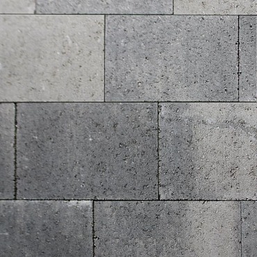 Metro Vlaksteen 20x30x6cm Grijs-Zwart