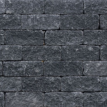 Wallblock Tumbled 12x12x30cm Antraciet