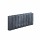 Rondo Palissadeband Zwart 8x25x50cm