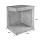 U-Element Hoek Grijs 40x40x50cm