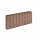 Rondo Palissadeband Bruin 8x25x50cm