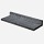 Traptrede Oud Hollands L-model Antraciet 100x40x15cm