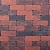 Kobblestones 20x6,5x6,5cm Rood-Zwart