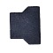 H-verbandsteen half 8 cm antraciet