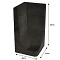 L-Hoekelement Antraciet 80x40x40cm