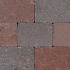 Pebblestones Plus  20x30x6cm Rood-Bruin
