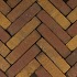 Art Bricks Waalformaat 5x20x6cm Ruijsdael geel/bruin