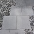 Terrastegel Gecoat 60x60x4cm Zwart