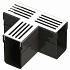 Garden Drain T-stuk 6,5 x 15/15 x 100 Grijs Aluminium